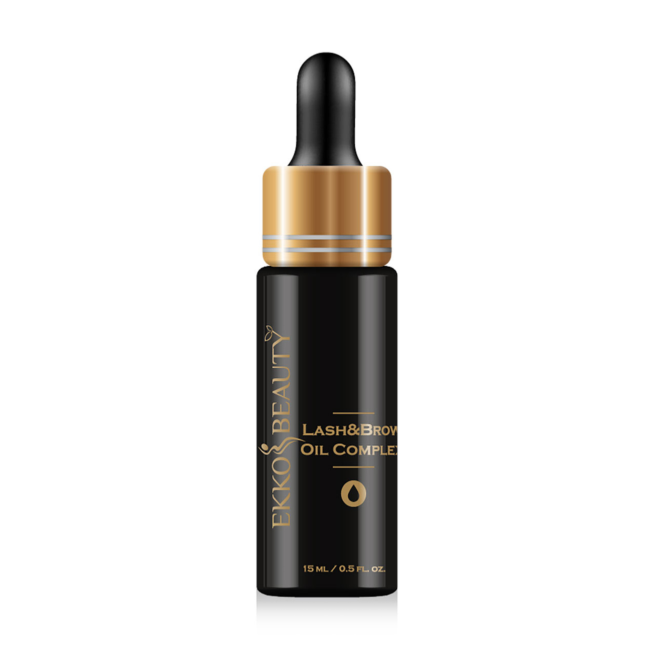Олія для росту брів та вій Ekko Beauty Lash &amp; Brow Oil Complex, 15 мл